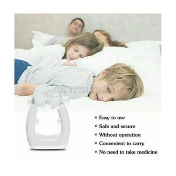 4 Pack Silicone Magnetic Anti Snore Nose Clip - Picture 6 of 8